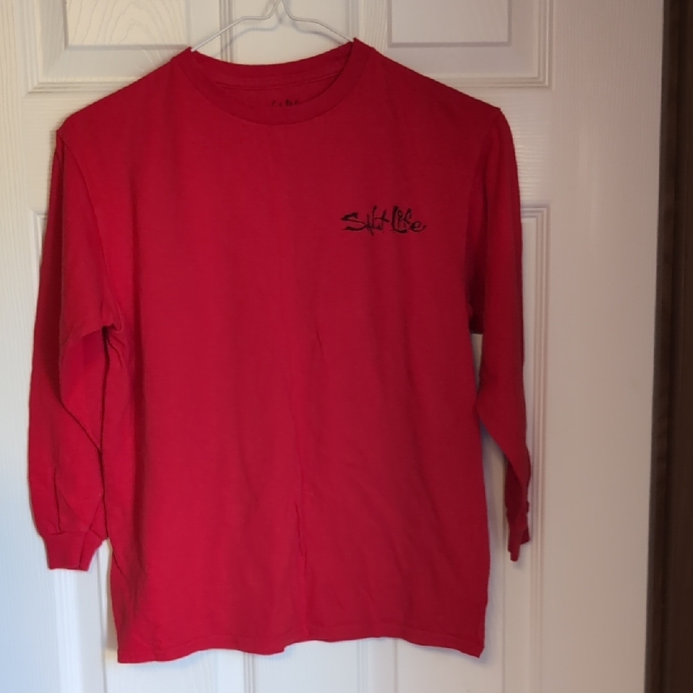 Salt Life Kids Red Long Sleeve Shirt